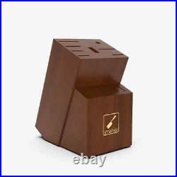 Imarku 15-Piece Knife Block Set with Sharpener Japanese Stainless Steel Blade