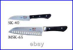 Japan MAC MS-46 Pro Series 2 PCS Japanese Santoku Knife Set (MSK-65 & SK-40) NIB