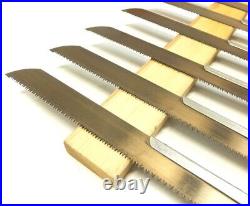 Japanese Hobby Craft Pull Saw Blade 10 Set 180mm New Old Stock Japan