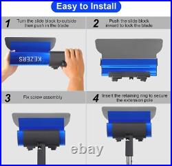 KEZERS Drywall Skimming Blade Set-7,10,14,16 & 24 Skimming Blades, NEW