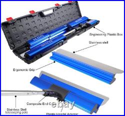 KEZERS Drywall Skimming Blade Set-7,10,14,16 & 24 Skimming Blades, NEW