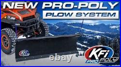 KFI 72 UTV Poly Blade Snow Plow Kit for 2020-2025 Polaris Ranger 1000 PREMIUM