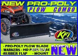 KFI 72 UTV Poly Blade Snow Plow Kit for 2020-2025 Polaris Ranger 1000 PREMIUM