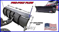 KFI 72 UTV Poly Blade Snow Plow Kit for 2020-2025 Polaris Ranger 1000 PREMIUM