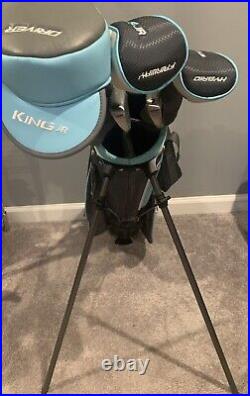 King Cobra Jr Golf 7-Club Set Right Handed Youth withStanding Bag 53 + Teal New