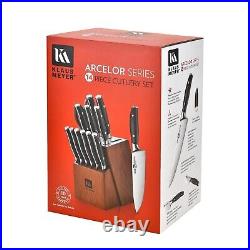 Klaus Meyer Arcelor Exclusive High-Quality German Steel 14 Piece Knife Block Set