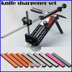 Knife Sharpener Fixed Angle Blade Sharpening Kitchen Stone Set Professional Tool