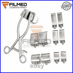 Kolbel Retractor Complete Set With 12 Blades Orthopedic Instruments