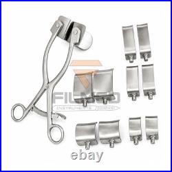 Kolbel Retractor Complete Set With 12 Blades Orthopedic Instruments