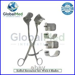 Kolbel Retractor Set With 6 Blades Shoulder Surgery Instruments