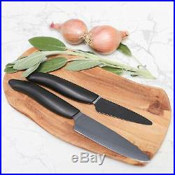 Kyocera FC3PCSETBK Revolution 3-piece Ceramic Knife Set (Black Blade)
