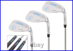 LAZRUS Premium Forged Golf Wedge Set for Men 52 56 60 Degree, Silver