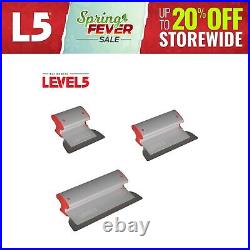 LEVEL5 Drywall 3-pc Skimming Blade Set 7, 10, 16 Stainless Blades 5-442