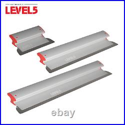 LEVEL5 Drywall Skimming Blade Set 3-pce 10 24 & 32 Stainless Blades 5-444