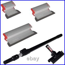 LEVEL5 Drywall Skimming Blade Set 7, 10 & 16 with 38.5-63 Ext. Handle 5-439