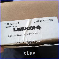 LOT OF 10 PACKS Lenox LXHT11130 Gold Utility Knife Blade 30 Pack Dispenser 300