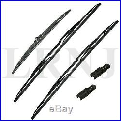 Land Rover Range Rover Supercharger 2006-12 Front & Rear Wiper Blade Set & Clips