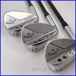 Left Handed Callaway Jaws Raw Wedge Set 50.10S 56.12W 60.8Z Steel Stiff (-READ-)