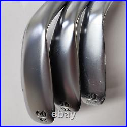 Left Handed Callaway Jaws Raw Wedge Set 50.10S 56.12W 60.8Z Steel Stiff (-READ-)