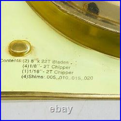 Life time barbide industrial saw blade set of 11 8 dado blade set 22t c-2 read