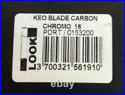 Look Keo Blade Carbon Clipless Pedal Set 16 New