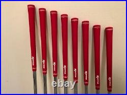 MAXFLI RED DOT BLADES RH Golf Iron Set 3-PW Regular Flex Steel NEW RED GRIPS
