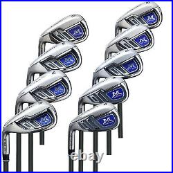 MAZEL One Length Golf Iron Set, Included Iron 4.5.6.7.8.9. PW. AW. SW