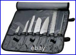 MERCER CUTLERY M21820 Knife Set, 11 in Blade, Black Handle 6AKJ6