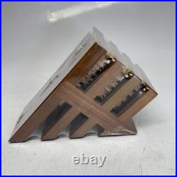 MESSERMEISTER (10 PIECE) Avanta Pakkawood Knife Set Brazilian Brown L8000-10S