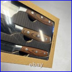 MESSERMEISTER (10 PIECE) Avanta Pakkawood Knife Set Brazilian Brown L8000-10S