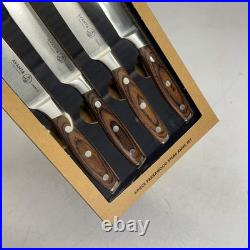 MESSERMEISTER (10 PIECE) Avanta Pakkawood Knife Set Brazilian Brown L8000-10S