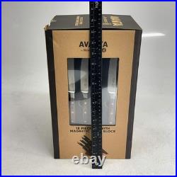 MESSERMEISTER (10 PIECE) Avanta Pakkawood Knife Set Brazilian Brown L8000-10S