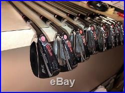 MINT LH Left Hand Wilson Staff 80's Red B Forged Blade Golf Clubs Irons set 3-PW