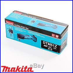 Makita Cordless Multi Tool DTM51 18v LXT With Wellcut 4pc Acc Set & Type 3 Case