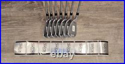 Maltby TE Forged Iron Set 5-GW SoftRegFlex 1/4 short Golf Pride TrueTemper NEW