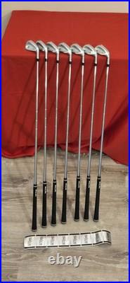 Maltby TE Forged Iron Set 5-GW SoftRegFlex 1/4 short Golf Pride TrueTemper NEW