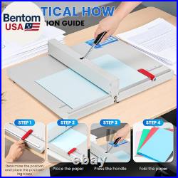 Manual Creasing Machine 18'' with Positioning Blocks, Imperial Scale, 70-450G Th