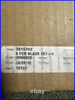 McElroy 3615702 9 Inch Facer Blade Set Of 4 8 FCR Blade Set Butt Fusion HDPE