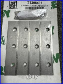 McElroy T1208602 Facer Blade Set 28 Machine And 250 Butt Fusion 4.63 Inch