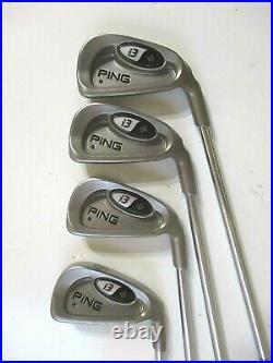 Mens Ping I3 + Blue Dot 3-PW Irons Stiff Steel New Grips