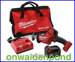 Milwaukee 2719-21 M18 Fuel Hackzall Reciprocating Saw Kit Set W 5.0 Battery Bag
