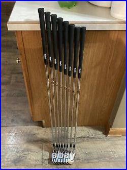 Mint DUNLOP SEVE BALLESTEROS LIMITED SET FORGED BLADE DYNALITE GOLD R300 3-PW