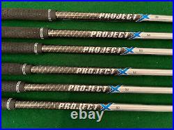 Mizuno JPX 825 Pro 5-9 PW(6) Project X 5.0 PXi Shaft, New Golf Pride Grips, RH