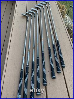 Mizuno T-ZOID PRO Iron Set 3-9, PW Steel Regular Flex R300 RH Brand New Grips