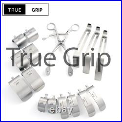 Mod Kolbel Retractor blades New Surgical Set with 3 middle blades 12 Kolbel