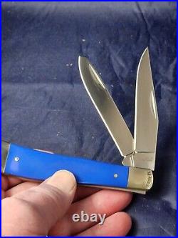 Moore Maker USA Set of 4 3202EB Trapper Knives Red, White, Blue and Yellow NIB