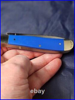 Moore Maker USA Set of 4 3202EB Trapper Knives Red, White, Blue and Yellow NIB