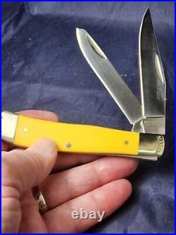 Moore Maker USA Set of 4 3202EB Trapper Knives Red, White, Blue and Yellow NIB