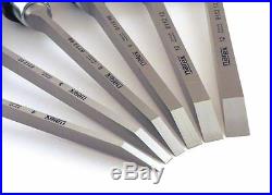 Mortise Chisel Set 4, 5, 6, 8,10, 12 mm Beechwood Handles Steel Blades Tool 6 pc