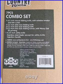 Mossy Oak Knife Lot Brand New Sealed! Read Description For More Details! 4pk